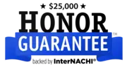 InterNACHI $25,000 Honor Guarantee seal